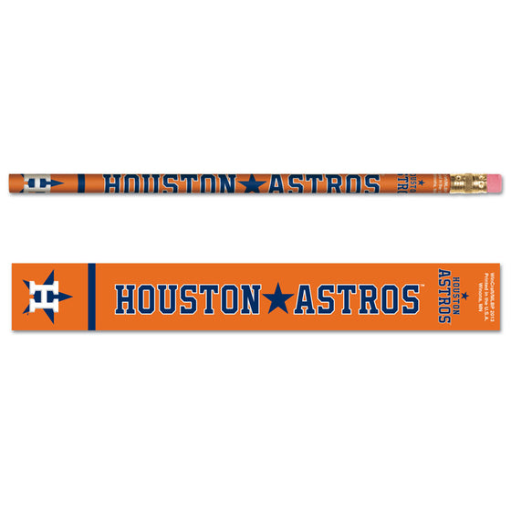 Houston Astros Pencil 6 Pack - Special Order