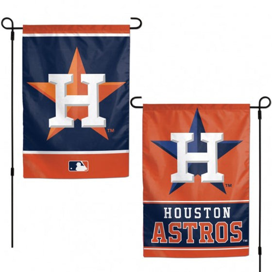 Houston Astros Flag 12x18 Garden Style 2 Sided (CDG)