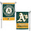 Oakland Athletics Flag 12x18 Garden Style 2 Sided Special Order (CDG)