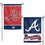 Atlanta Braves Flag 12x18 Garden Style 2 Sided (CDG)