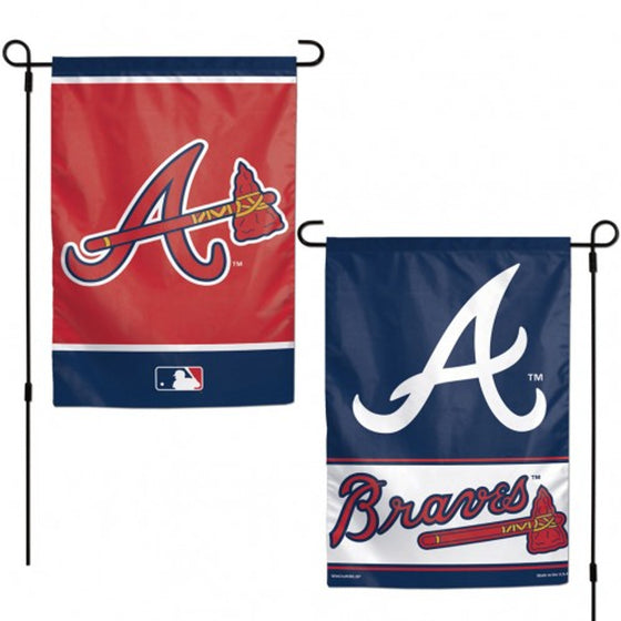 Atlanta Braves Flag 12x18 Garden Style 2 Sided