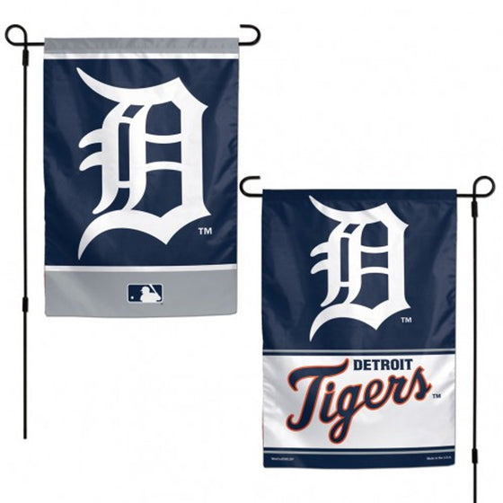 Detroit Tigers Flag 12x18 Garden Style 2 Sided (CDG)