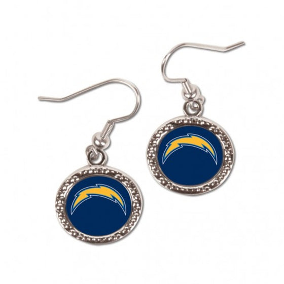 Los Angeles Chargers Earrings Round Style (CDG)