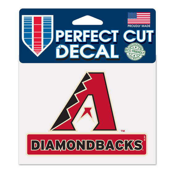 Arizona Diamond Backs Decal 4.5x5.75 Perfect Cut Color - Special Order