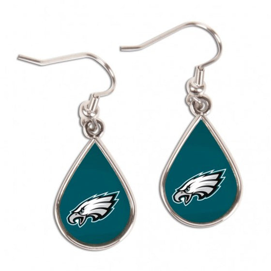 Philadelphia Eagles Earrings Tear Drop Style (CDG)