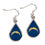 Los Angeles Chargers Earrings Tear Drop Style (CDG)