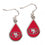 San Francisco 49ers Earrings Tear Drop Style (CDG)