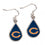 Chicago Bears Earrings Tear Drop Style (CDG)