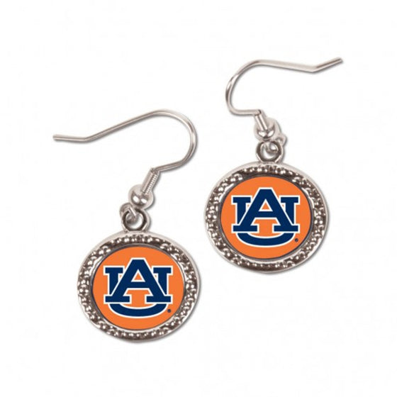 Auburn Tigers Earrings Round Style - Special Order