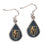 Vegas Golden Knights Earrings Tear Drop Style (CDG)