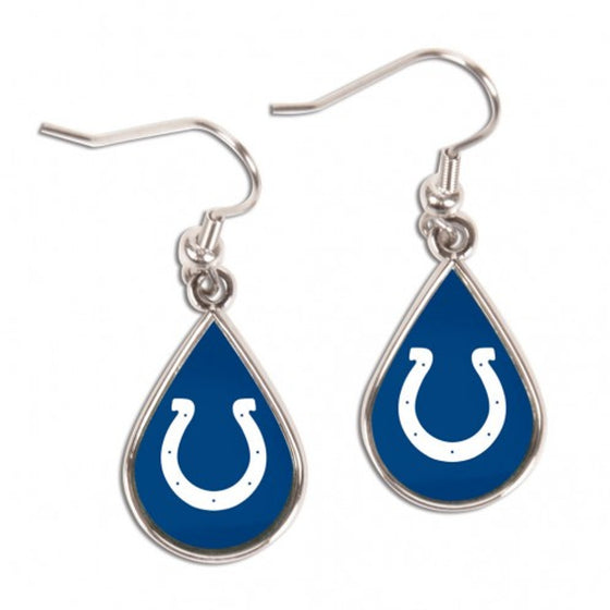 Indianapolis Colts Earrings Tear Drop Style (CDG)