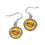 LSU Tigers Earrings Round Style (CDG)