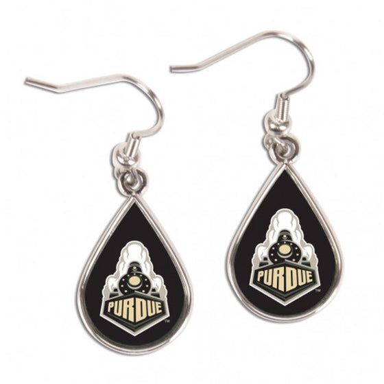 Purdue Boilermakers Earrings Tear Drop Style (CDG)