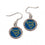 West Virginia Mountaineers Earrings Round Style (CDG)