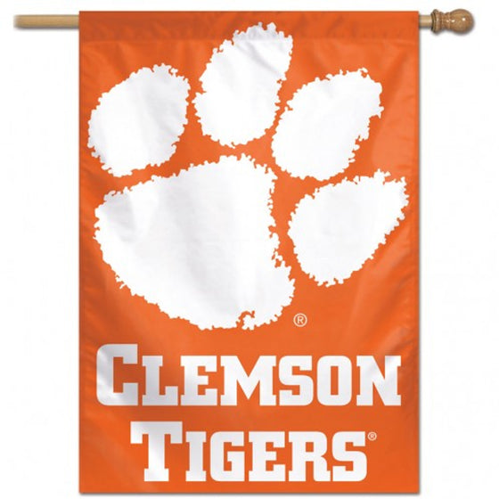 Clemson Tigers Banner 28x40 Vertical Second Alternate Design - Special Order