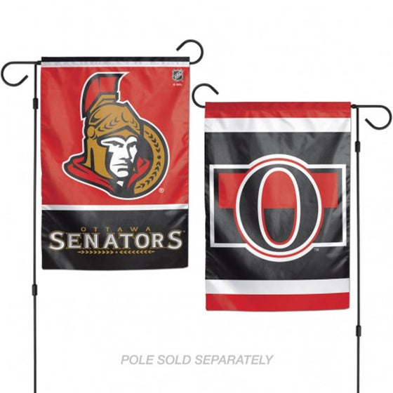 Ottawa Senators Flag 12x18 Garden Style 2 Sided Special Order (CDG)