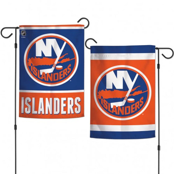 New York Islanders Flag 12x18 Garden Style 2 Sided Special Order (CDG)