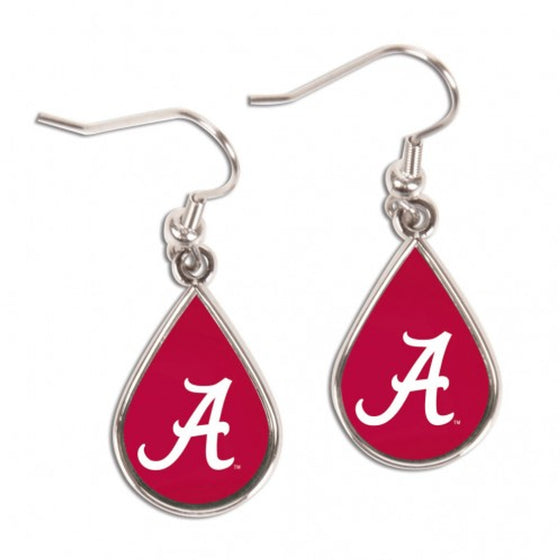 Alabama Crimson Tide Earrings Tear Drop Style - Special Order