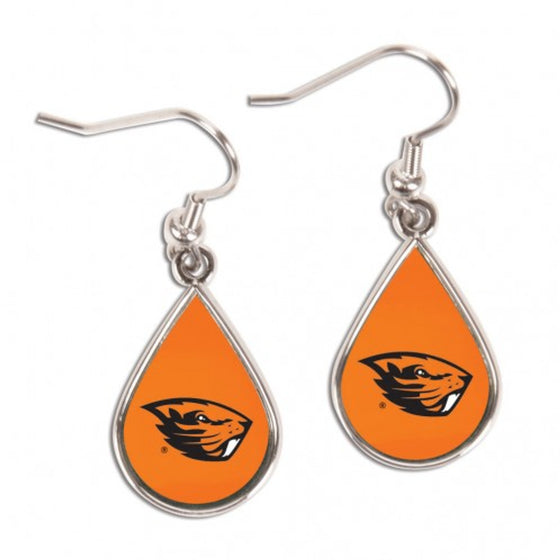 Oregon State Beavers Earrings Tear Drop Style (CDG)