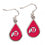 Utah Utes Earrings Tear Drop Style (CDG)