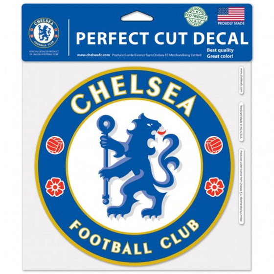 Chelsea Football Club Decal 8x8 Perfect Cut Color