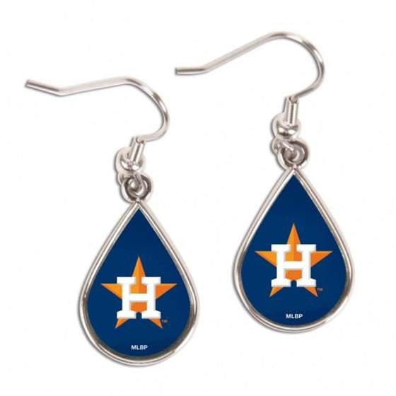 Houston Astros Earrings Tear Drop Style (CDG)