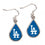 Los Angeles Dodgers Earrings Tear Drop Style (CDG)