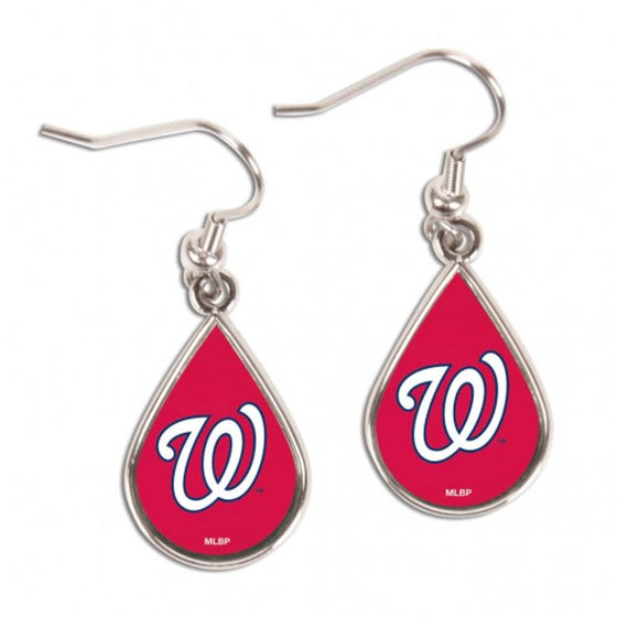 Washington Nationals Earrings Tear Drop Style (CDG)