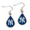 New York Yankees Earrings Tear Drop Style (CDG)