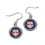 New York Red Bulls Earrings Round Style (CDG)