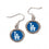 Los Angeles Dodgers Earrings Round Design (CDG)