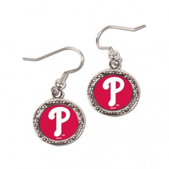 Philadelphia Phillies Earrings Round Design (CDG)