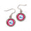 Philadelphia 76ers Earrings Round Style (CDG)