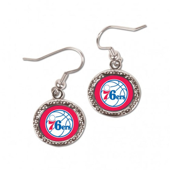 Philadelphia 76ers Earrings Round Style (CDG)