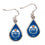 Edmonton Oilers Earrings Tear Drop Style (CDG)