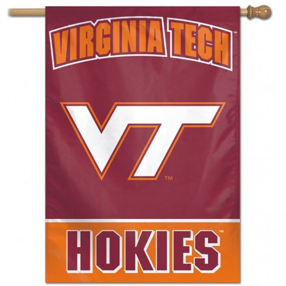 Virginia Tech Hokies Banner 28x40 Vertical - Special Order