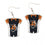 Cincinnati Bengals Earrings Jersey Style (CDG)