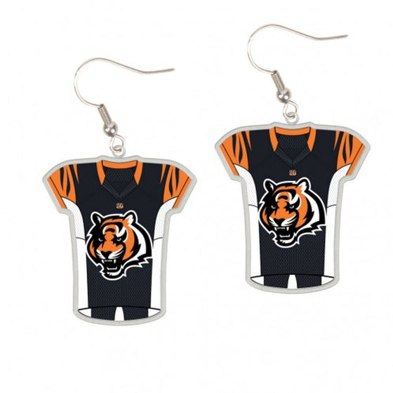 Cincinnati Bengals Earrings Jersey Style (CDG)