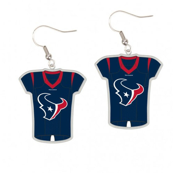 Houston Texans Earrings Jersey Style (CDG)