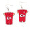 Kansas City Chiefs Earrings Jersey Style (CDG)