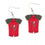 Tampa Bay Buccaneers Earrings Jersey Style (CDG)