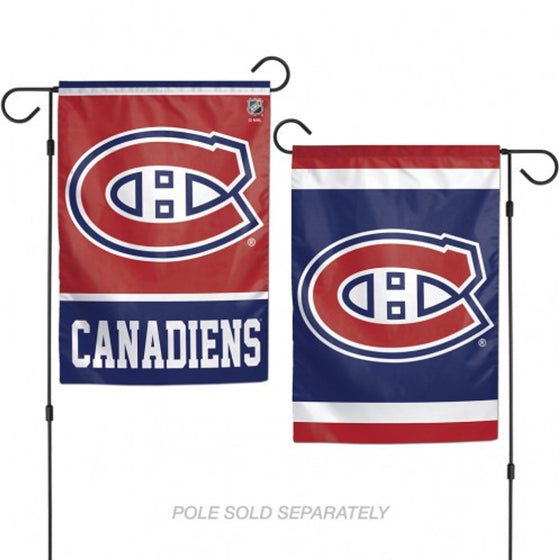 Montreal Canadiens Flag 12x18 Garden Style 2 Sided Special Order (CDG)