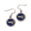 Northern Arizona Lumberjacks Earrings Round Style (CDG)