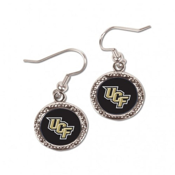 Central Florida Knights Earrings Round Style - Special Order