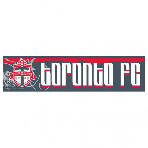 Toronto FC Decal 3x12 Bumper Strip Style - Special Order