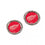 Detroit Red Wings Earrings Post Style (CDG)