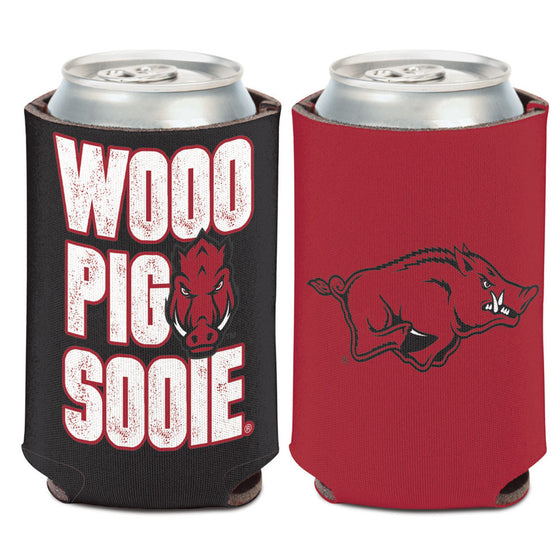 Arkansas Razorbacks Can Cooler Slogan Design Special Order