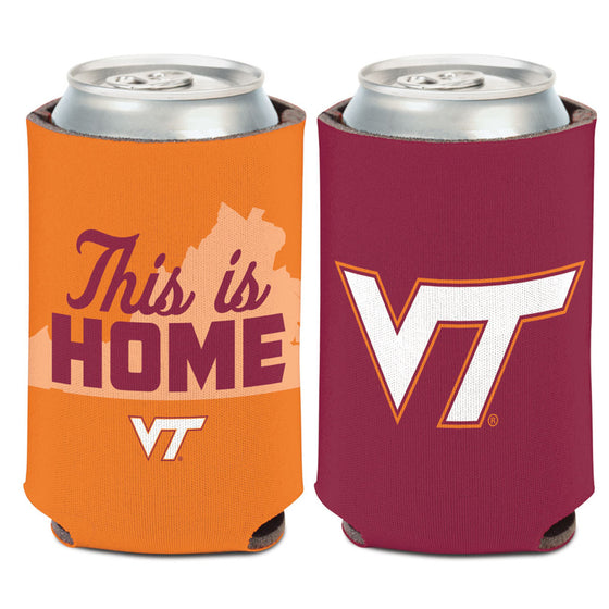 Virginia Tech Hokies Can Cooler Slogan Design Special Order