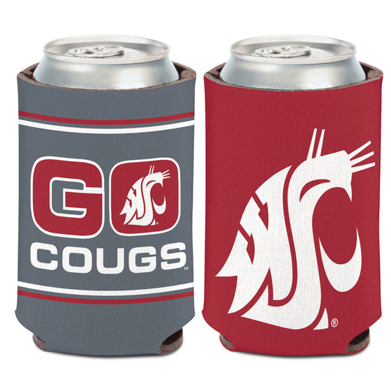 Washington State Cougars Can Cooler Slogan Design Special Order