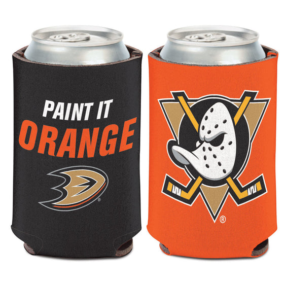 Anaheim Ducks Can Cooler Slogan Design Special Order